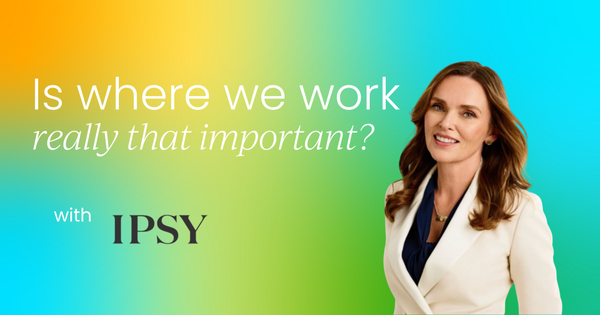Mythbusting: Where we work is not that important