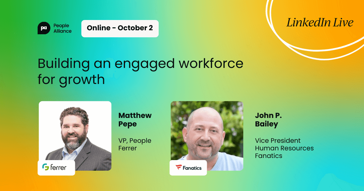 Building an engaged workforce for growth