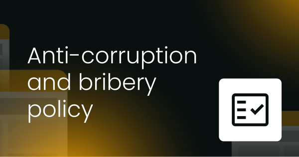 Anti-corruption and bribery policy