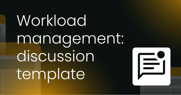 Workload management discussion [Template]